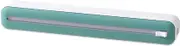 ＫＬＫＣＭＳ Cling Film Dispenser Wrap Organizer Cutter Slide Cutter Kitchen Tool Smoothly Wrap Dispenser Cutter Aluminum Foil Dispenser, Green White