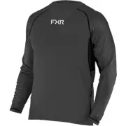 FXR Atmosphere Mens Baselayer Long Sleeve Shirt Charcoal/Black