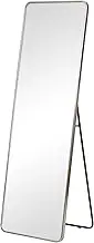 Cooper & Co. Elle 165cm Rectangle Standing Full Length Mirror Gunmetal Grey