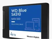 Western Digital WD Blue 4TB 2.5" SATA SSD 560R/530W MB/s 95K/82K IOPS 600TBW ...