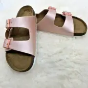 Jambu Women's Open Toe Wide Band Slides Flat Sandal Mules Flip Flops Size 6M $89