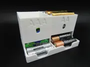 AA AAA Battery Batteries Dispenser Holder Organizer 3D Printed Choice of Color