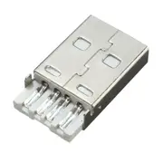 USB 2.0 Type A Plug 4-pin Male Adapter Solder Connector USB Repair Replacement Adapter