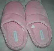 Charter Club Pink Mule Style Slippers Small 5-6