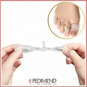 PEDIMEND™ Swollen Mallet Overlapping Toe Care Silicone Gel Soft Splints 1PAIR UK