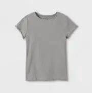 Girls Short Sleeve T Shirt Art Class Gray S (6/6X) Cl42