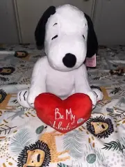 Snoopy Peanuts Animated “Be My Valentine” Plush Valentines 2024. New