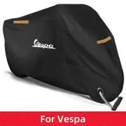 Applies toMotorcycle Waterproof Full Cover For Vespa LX LXV Sprint GTS GTV 50 150 250 300 300ie Outdoor UV Protector Rain Dust Sunshade Black XXL F...