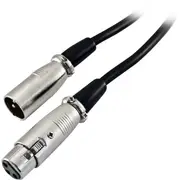 PRO2 LA8000 XLR Extension Lead - 10M Plug To Socket 3-Pin Canon Type Plug To 3-Pin Canon Type