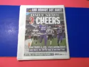 'BILLS DEFEAT PATRIOTS' "TRIBUTE TO DAMAR HAMLIN" DAILY NEWS 1/9/23