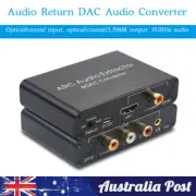 3.5mm HDMI Digital To Analog Coaxail ARC Audio Extractor Converter Adapter