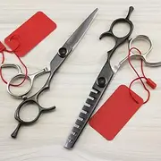 Hair Cutting Scissors, 5.5 inch Upscale Professional Steel Set Cutting Scissor Barber thinning Shears scisors Hairdressing Scissors