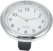 ULTECHNOVO 1 Set Car Luminous Clock Analog Clock Clocks Chain for Pocket Watch Car Dashboard Clock Car Dashboard Time Clock Mini Vehicle Clock Pocket Clock Automatic Car Clock White