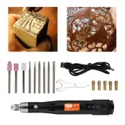 Electric Micro-Engraver Pen with Scriber Pen Engraving Tool Kit Precision