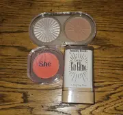 Kleancolor Bronze & Glow, Beauty Treats Highlighter Stick + Ombre Blush BNIB