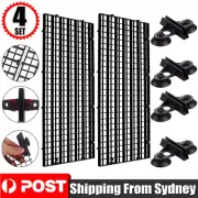 4PCS/Set Fish Tank Grid Divider Tray Filter Bottom Egg Crate Isolate Aquarium AU