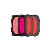 PolarPro 3-pack DiveMaster Filter Set for HERO9/10/11/12 Black Protective Housing (Red/Magenta/Snorkel)