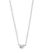 Ettika Pave Polished Pebble Pendant Necklace, 14-17