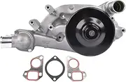 Engine Water Pump Aluminum Compatible With Camaro SS 2010-2015 1SS 2SS 2011 6.2L 19207665