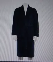 Men's Croft & Barrow The Extra Soft Plush Robe S/M NT Life Blue $50