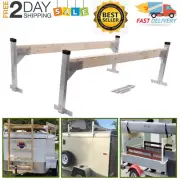 Adjustable Roof Rack Bracket Kit Fit for Enclosed Trailer Aluminum Ladder Rack