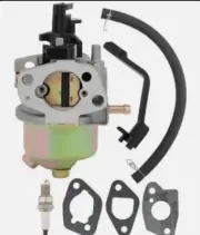 CARBURETOR REPLACE W SPARK PLUG F/ McCulloch FG400E 6.5HP 2940 Watts Generator
