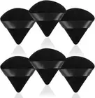 6Pcs Powder Puff Face Soft Makeup Puff for Triangle Velour Puffs Setting Loose P