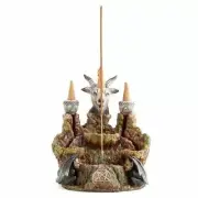Baphomet Mountain LED Backflow Incense Burner : NEW