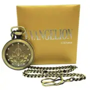 Evangelion Pocket Watch Gold Limited to 500 Quartz Movement w/Box NEW