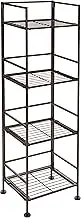 AmazonBasics 4-Tier Iron Tower Shelf