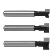3X 1/4" Shank Keyhole T-Slot Router Bits Set 3/8" 5/16" 1/2" For Wood Cutter