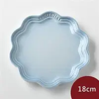 在飛比找森森購物網優惠-Le Creuset 蕾絲花邊盤 18cm 海岸藍