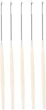 TOKIDNY 5pcs Beading Needles Bead Threader for Jewelry Making Tools Long Crochet Needles for DIY