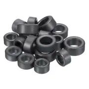 20 Pack Ferrite Toroid Cores Set Transformer Inductor Coil Ring Black 5 Sizes