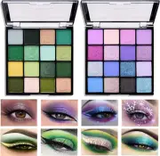 32 Colors Eyeshadow Palette Glitter Makeup Shimmer Matte Eye Shadow Palette H...