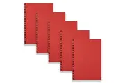 5pc Spirax 512 Hard Cover A4 Spiral Notebook Writing Stationery 200-Pages Assort