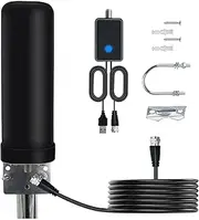 AsrMyjcx TV Antenna,Amplifier, 174-240MHz 470-862MHz,Premium Outdoor Amplifier Booster for Home Outdoor