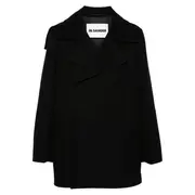 [Jil Sander] Wool Cashmere Blend Caban Coat