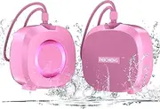[PEICHENG] Speaker, Small Portable Bluetooth Wireless IPX5 Waterproof Shower Speaker,Loud Stereo Sound Deep Bass,TWS Paire, RGB Lights,Long Playtime for Outdoor Party, Great Gift,1PC(Pink)