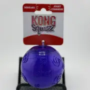 KONG Squezz Ball with squeaker, bounce fetch dog toy NEW Size XL, purple