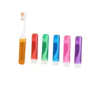 5x Foldable Folding Toothbrush Travel Camping Hiking Portable Compact Mini