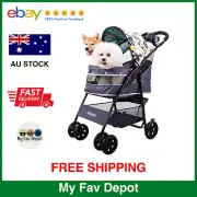 Ibiyaya Cloud 9 4-Wheel Foldable Pet Stroller - Mint Green