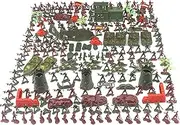 Soldier Men Toy Collection - Multifunctional Army Figures, Interactive Soldier | Detailed Army Soldier Figures with Weapons for Children, 100 Pieces Decorative Soldier Weapons Game
