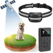 2in1 Wireless GPS Dog Fence with Remote Control Training Rechargeable Collar Pet Containment System