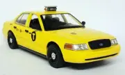 Greenlight 1/24 2008 Ford Crown Victoria Yellow Cab John Wick Diecast Car