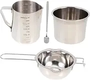 [Generic] 1Set Handle Wax Melting Cup for DIY Candles Includes Essential Supplies for Scented Candle Crafting for Beginners and Hobbyists