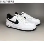 NIKE AIR FORCE 1‘07 白黑 黑勾 休閒 男女鞋潮流 AA0287-100