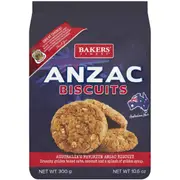 Bakers Finest RSL Anzac Biscuits 300g