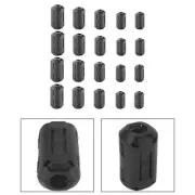 20 Ferrite Core Clips for Reducing Interference in Audio and Video Cables