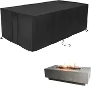Fire Pit Cover Rectangular 48 Inch,Propane Gas Fire Pit Table Cover,Outdoor Wate